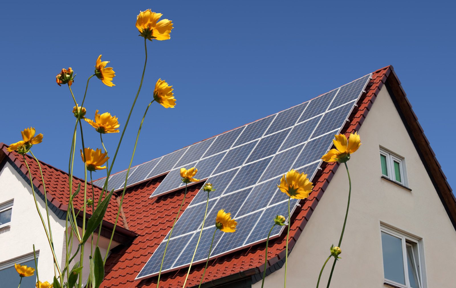Huis zonnepanelen 1600